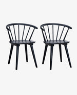 Contemporary Spindle Back Dining Chairs