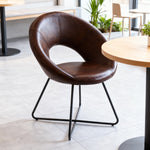 San Diego Faux Leather Papasan Chair