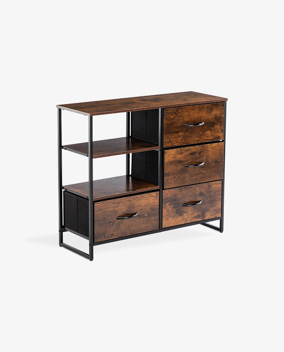 Glenwood Springs 4-Drawer Combo Dresser, Combo Dresser with Cubbies Glenwood Springs 4-Drawer Combo Dresser, Combo Dresser with Cubbies