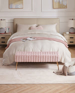 Ponce Channel Quilting Vanity Bench