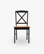 Spokane Cross-Back Dining Chairs Set of 2