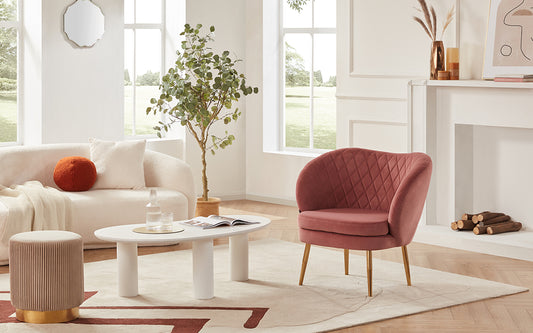 barrel slipper chair