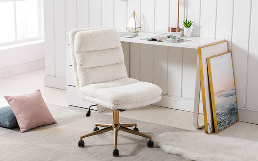 Duhome home office chair white