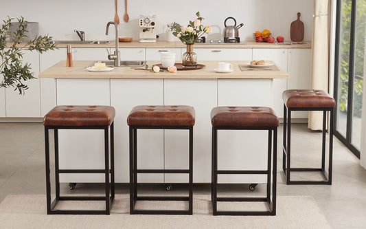duhome kitchen island with counter bar stools