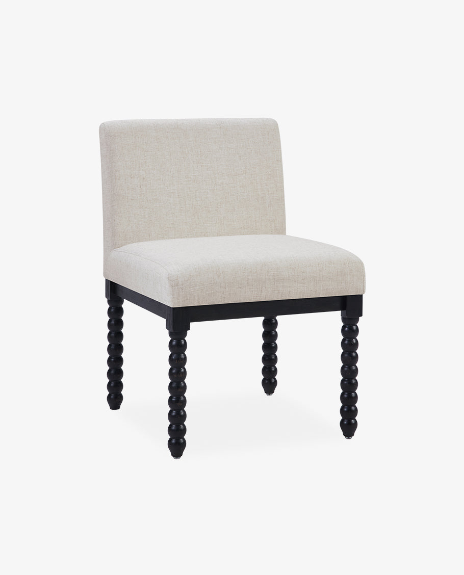 Spindle Leg Dining Chairs Set of 2