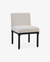 Spindle Leg Dining Chairs Set of 2