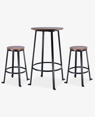 Breckenridge Bistro Pub Dining Set (1 Table+2 Stools)