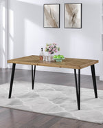 Bandera Chevron Pattern Wooden Dining Table