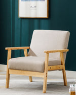 Tumon Wooden Frame Lounge Accent Chair