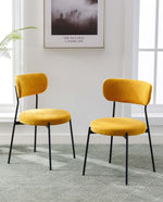 Pasadena Padded Bouclé Side Chairs Set of 2