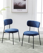 Pasadena Padded Bouclé Side Chairs Set of 2