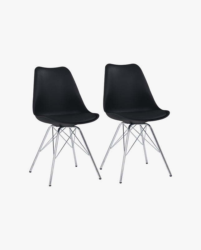 St John Eiffel Legs Dining Chairs Set of 2