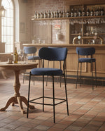 26" Shelbyville Padded Bouclé Counter Stools Set of 2