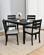 47" Palm Beach Wood Dining Set (1 Table+4 Ladder Back Chairs)