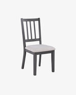 Lake Charles Round Trestle Dining Table Set (1 Table+4 Slat Back Chairs)