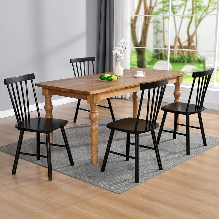 Windsor Dining Chairs Set of 4