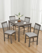 Big Bear Lake Dining Set (1 Table+4 Slat Back Chairs)