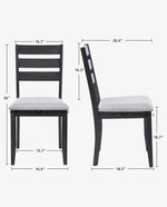 Myrtle Beach Dining Set (4 Ladder Back Chairs ONLY)