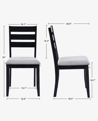 Myrtle Beach Dining Set (4 Ladder Back Chairs ONLY)