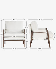 Logan Wrapped-Arm Lounge Chair