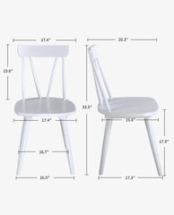 Townsend Windsor Wooden Dining Chairs Set of 2