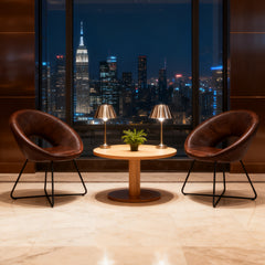 San Diego Faux Leather Papasan Chair