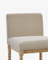 Spindle Leg Dining Chairs Set of 2