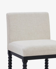 Spindle Leg Dining Chairs Set of 2