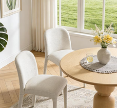 Modern Chenille Dining Chairs(Set of 2)