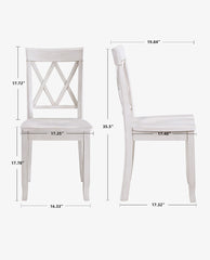 Pocatello X-Back Dining Chairs Set of 2