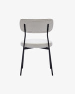 Pasadena Padded Bouclé Side Chairs Set of 2