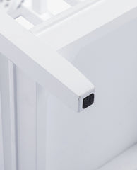 24" Olympia Slat Tall Wood End Table