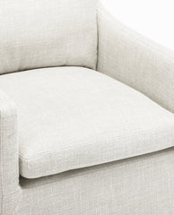 Denton Upholstered Rolling Dining Chair