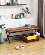 Stuart Channel Tufted Dining Bench