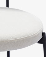Pasadena Padded Bouclé Side Chairs Set of 2