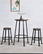 Breckenridge Bistro Pub Dining Set (1 Table+2 Stools)