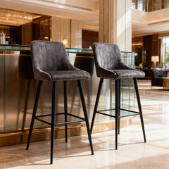 24"/30" New Orleans Padded Bar Stools Set of 2