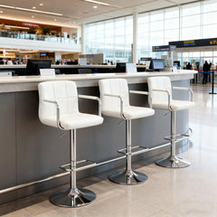 Fargo Tufted PU Bar Stools Set of 2