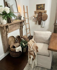 Denton Upholstered Rolling Dining Chair