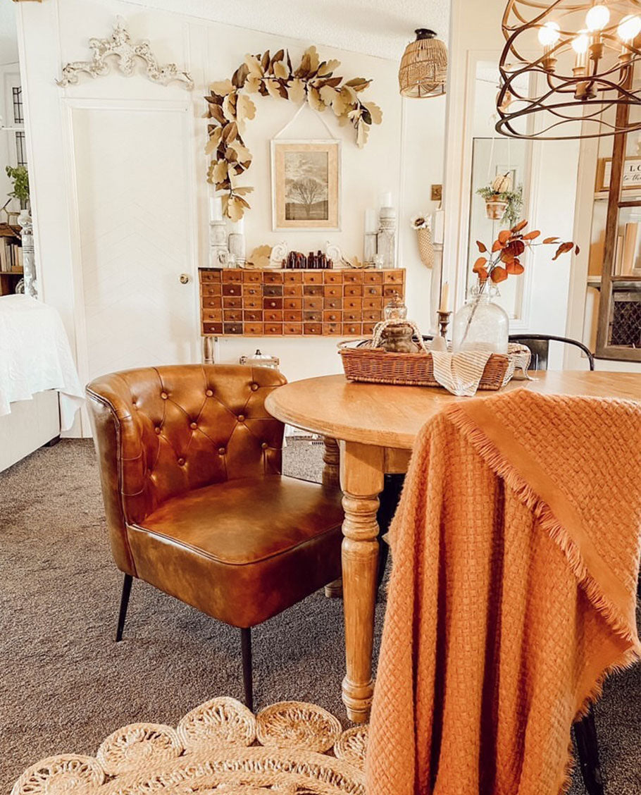 Farmhouse Linen Slipper Chair Arlington Tufted Faux Leather Sofa