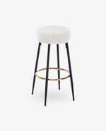 DUHOME furry bar stools