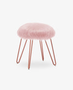 DUHOME fluffy makeup stool