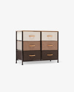 DUHOME 6 drawer double dresser