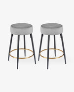 24"/30" Houston Round Bar Stools Set of 2