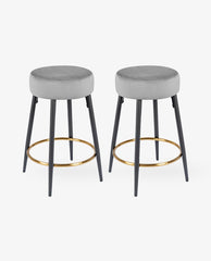 24"/30" Houston Round Bar Stools Set of 2