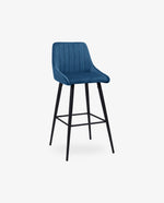 DUHOME padded bar stools with backs and arms