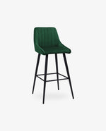 DUHOME padded counter stools with backs