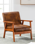 Tumon Wooden Frame Lounge Accent Chair