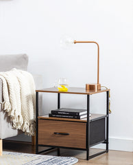 1 drawer bedside table