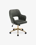 DUHOME low back swivel office chair